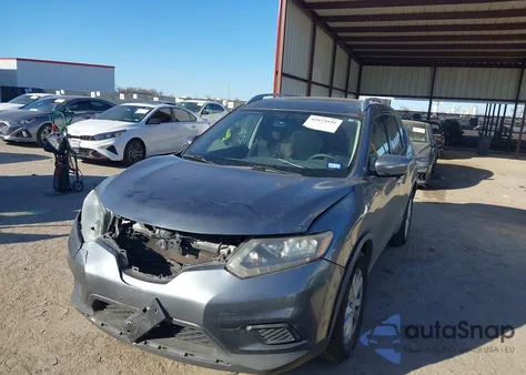 2015 Nissan Rogue Sv из США, поврежденный, VIN KNMAT2MT3FP559957